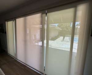 Рулонная штора Somfy Sonesse 40 WT, настенная кнопка, тихий мотор, 0.9 м (арт. 31967)