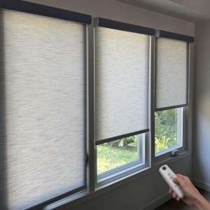 Рулонные жалюзи Somfy Sonesse 40 RTS, dimout, 0.8 м