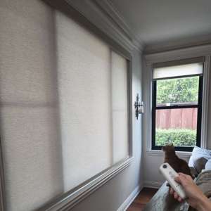 Рулонная штора Somfy Sonesse 40 RTS, утяжелитель Hidden, 0.8 м