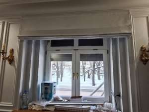 Подъёмный электрокарниз Somfy, 1,2 м, пульт, умный дом, Алиса (АРТ. 32583)