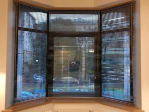 Жалюзи с электроприводом Somfy, 2,9 м, пульт, кнопка, умный дом, Алиса (АРТ. 33994)