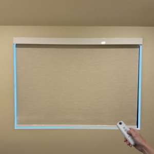 Электропривод (мотор) для рулонной шторы Somfy Sonesse 40 RTS, бежевый, blackout, 0.4 м