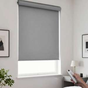 Рулонные жалюзи Somfy Sonesse 40 WT, графитовый, blackout, 0.4 м