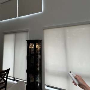 Рулонные жалюзи Somfy Screen Up 40, 0.9 м