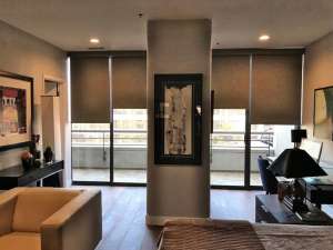 Рулонная штора Somfy Sonesse 40 WT, коричневый, blackout, 0.4 м (арт. 34496)