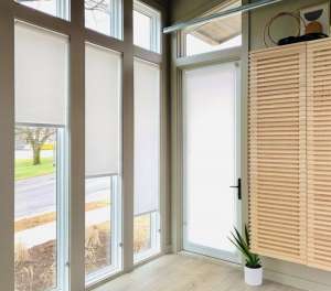 Рулонная штора Somfy Sonesse 40 WT, белый, blackout, 0.4 м (арт. 34592)